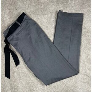 H&M Gray Trousers US Size 12 Career Office Business Casual with‎ Ribbon Preppy